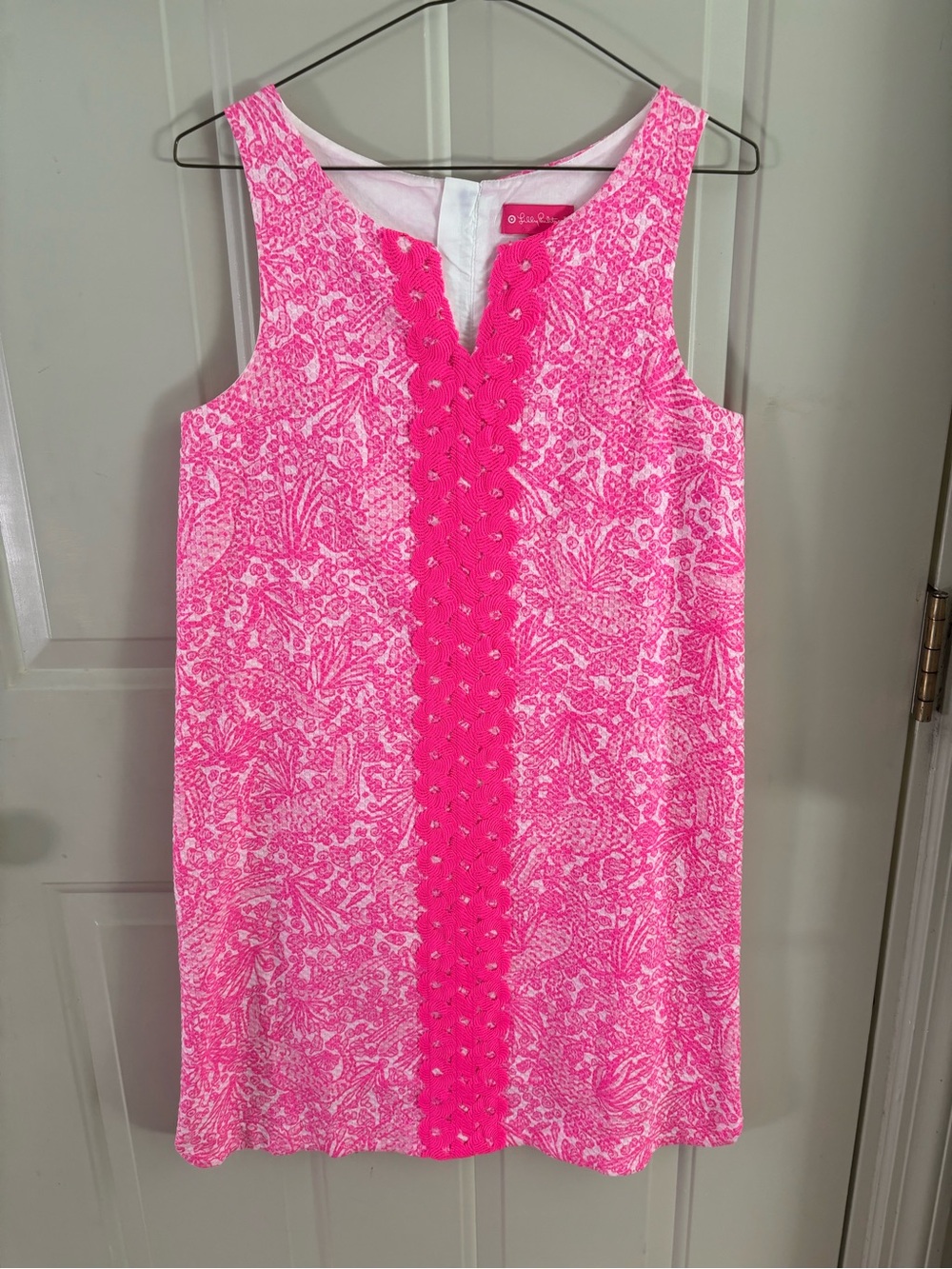 Lilly Pulitzer Pink Shift Dress Size XL / 14/16 (Never worn)